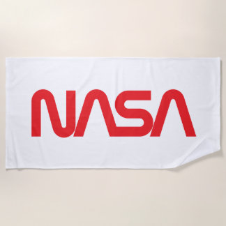 Iconische NASA Circa Strandlaken (Rocket White)