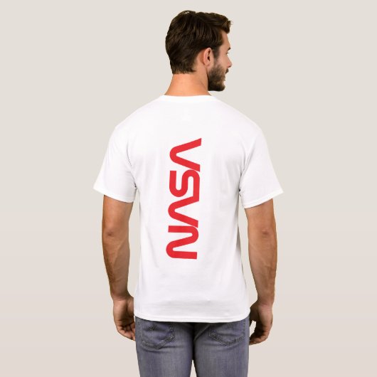 Iconische NASA Circa T-shirt (alleen achterzijde) (Achterkant volledig)