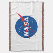 Iconische NASA Classic Cotton Blend Deken (Voorkant Verticaal)
