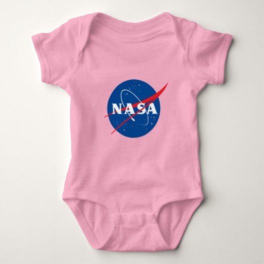 Iconische NASA Cotton Baby Bodysuit (Celestial Pin (Voorkant)