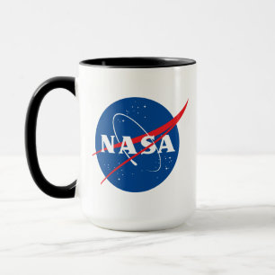 Iconische NASA Eclipse Zwart/Wit Keramische Bistro Mok