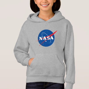 Iconische NASA Girls’ Moon Grey Hoodie (XS-XL)