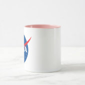 Iconische NASA Horizon Roze/Witte Keramische Mok (Midden)