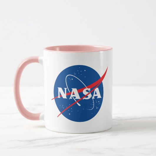 Iconische NASA Horizon Roze/Witte Keramische Mok (Links)