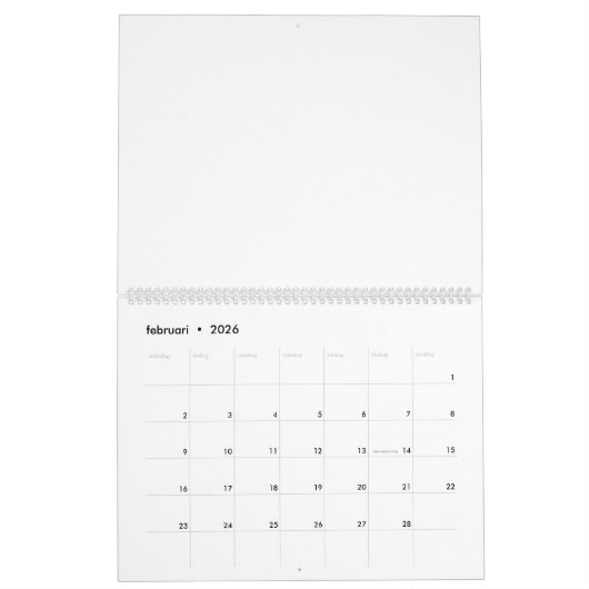 Iconische NASA kalender (Zweeds, Zweden) (Feb 2026)