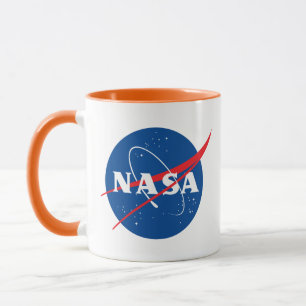 Iconische NASA lanceert Oranje/witte keramische Mo Mok
