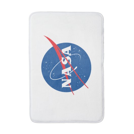 Iconische NASA Medium Bath Mat (Rocket White) (Voorkant Verticaal)