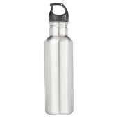 Iconische NASA Mercury Grey 24 oz Waterfles (Achterkant)