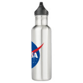 Iconische NASA Mercury Grey 24 oz Waterfles (Rechts)
