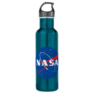 Iconische NASA Neptune Blue Steel Bottle (24 oz.) Waterfles
