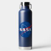 Iconische NASA Night Sky Blue geïsoleerd Waterfles (Voorkant)