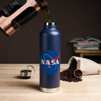 Iconische NASA Night Sky Blue geïsoleerd Waterfles