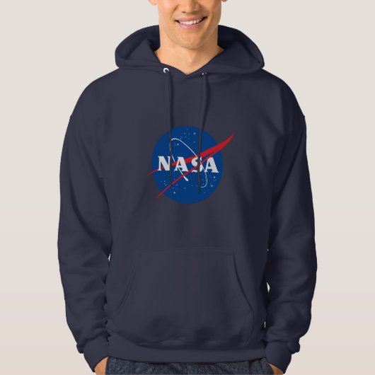 Iconische NASA Night Sky Blue Hoodie (S - 3XL) (Voorkant)