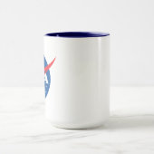 Iconische NASA Night Sky Blue / White Keramische B Mok (Midden)