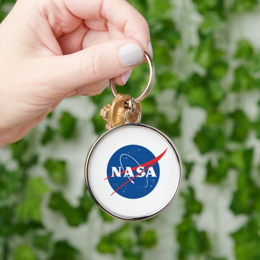 Iconische NASA Prestige Ronde Sleutelhanger (metaa (Hand)