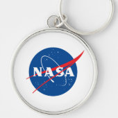 Iconische NASA Prestige Ronde Sleutelhanger (metaa (Voorkant)