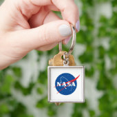 Iconische NASA Prestige Square Sleutelhanger (meta (Hand)