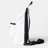 Iconische NASA-raket wit Sling Bag (Rechts)