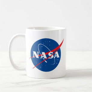 Iconische NASA-raket witte keramische Mok