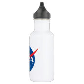 Iconische NASA Rocket White 18 oz Waterfles (Rechts)
