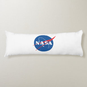 Iconische NASA Rocket White Grade A Cotton 20 "x 5 Lichaamskussen