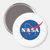 Iconische NASA ronde magneet (Student Value Edit) (Voorkant / Achterkant)