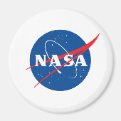 Iconische NASA ronde magneet (Student Value Edit) (Voorkant)