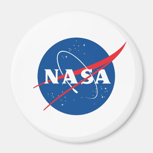 Iconische NASA ronde magneet (Student Value Edit) (Voorkant)