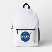 Iconische NASA rugzak (Rocket White) (Voorkant)