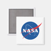 Iconische NASA Square Magnet (Student Value Edit) (Voorkant / Achterkant)