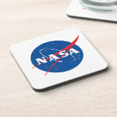 Iconische NASA Square Premium Plastic Onderzetter  (Linkerzijde)