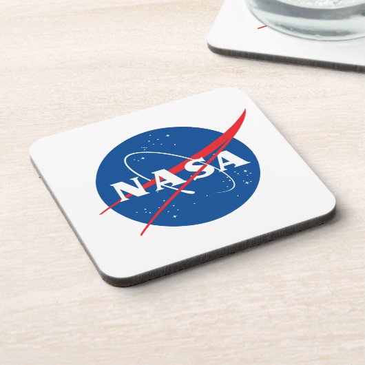 Iconische NASA Square Premium Plastic Onderzetter  (Linkerzijde)