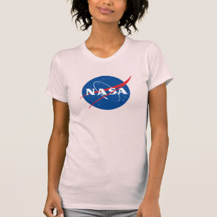 Iconische NASA Vrouwen Slim T-Shirt (Horizon Pink)