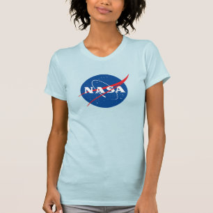 Iconische NASA Vrouwen Slim T-Shirt (Uranus Blauw)