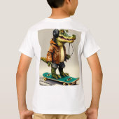 iconische natuur van krokodillen. t-shirt (Achterkant)