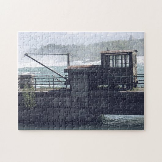 Iconische Niagara Herfsten Spoorwegwagen Legpuzzel (Horizontaal)