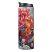 Iconische Painterly Afro Girl Tumbler Thermosbeker (Geroteerd rechts)