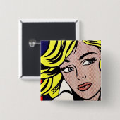 Iconische Pop Art Button (Voorkant /achterkant)