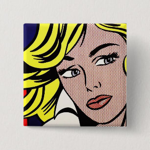 Iconische Pop Art Button