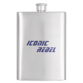 Iconische Rebel Classic Flask Flacon (Voorkant)