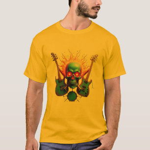 Iconische Rock Vibes: Skull en Crossbones T-shirt