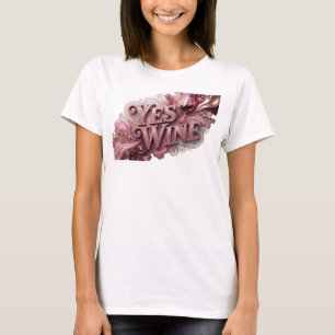 Iconische Rode JA WIJN Custom T-Shirt