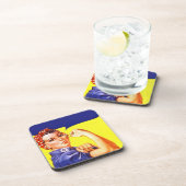 Iconische Rosie de ledige spierBarware van de Rive Bier Onderzetter (Rechterzijde)