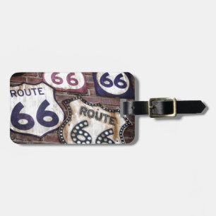  Iconische route 66 Bagagelabel