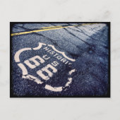Iconische route 66 briefkaart (Voorkant)