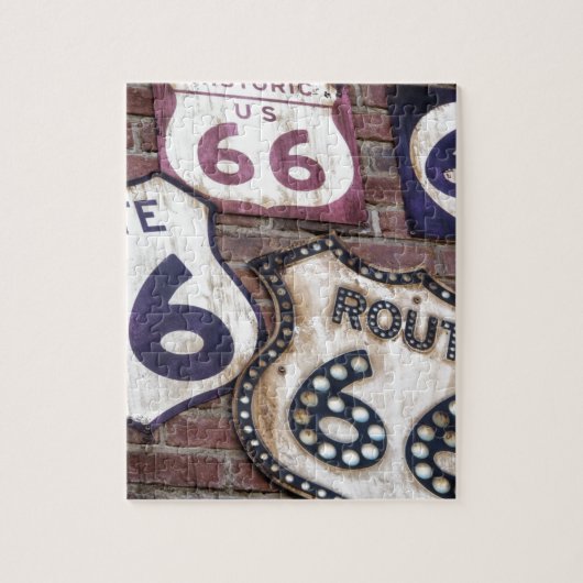  Iconische route 66 Legpuzzel (Verticaal)