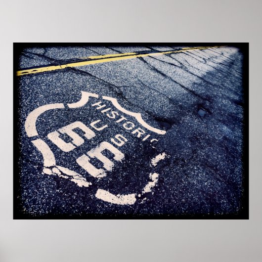 Iconische route 66 poster (Voorkant)