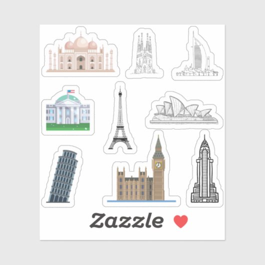 Iconische Stickers (Vel)