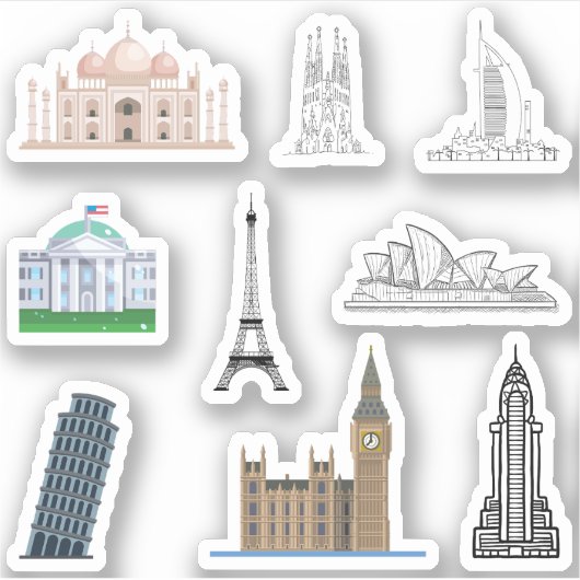 Iconische Stickers (Voorkant)