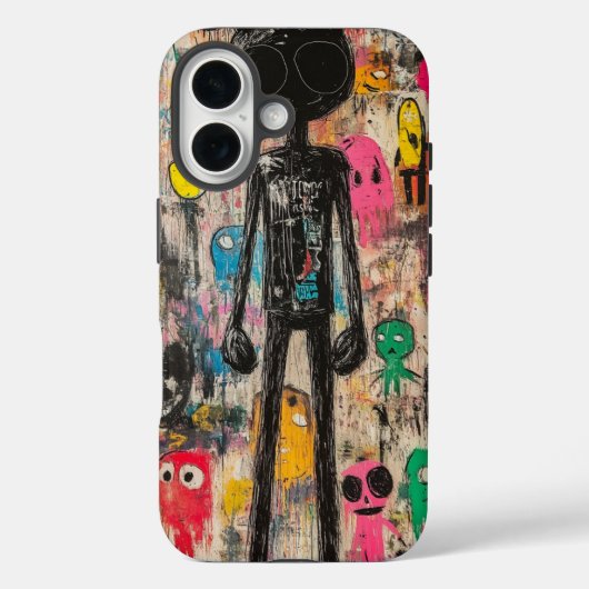 Iconische Street Art telefoonhoesje Case-Mate iPhone Case (Achterkant)